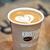 Pappersmugg med Kristians Kaffe logotyp