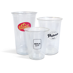 Plastmuggar i fullfärgstryck