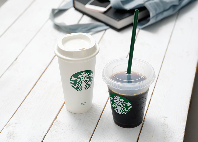 starbucks reuseable coffee cup