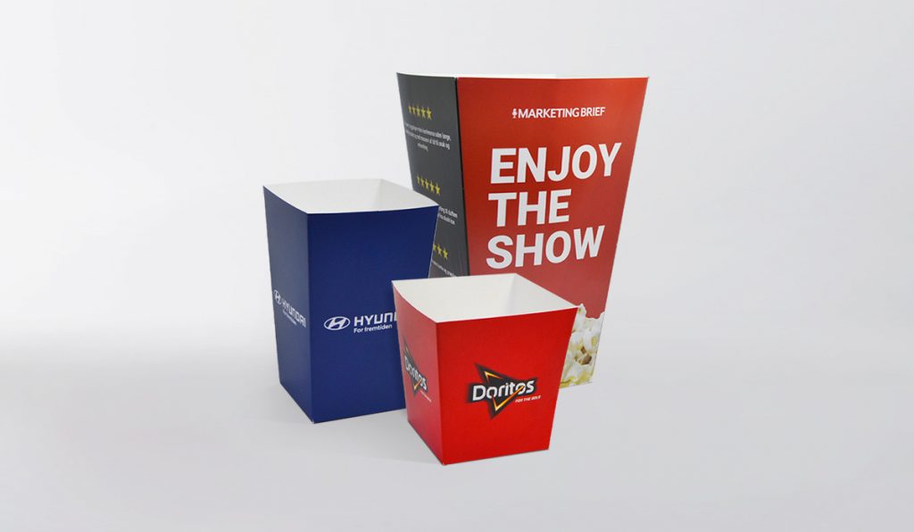 Hur man köper popcornboxar | Limepack popcorn display